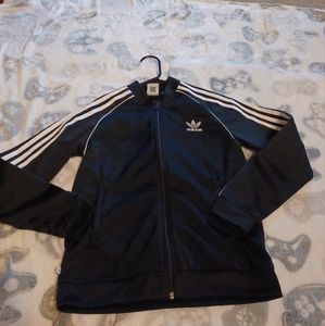Amazing condition adidas originals track jacket Black